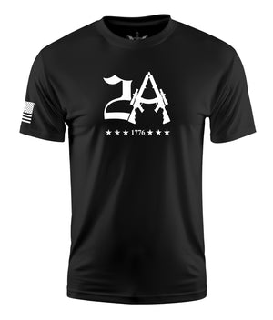 2A 1776 Short Sleeve Shirt Apparel and Accessories Black Cotton