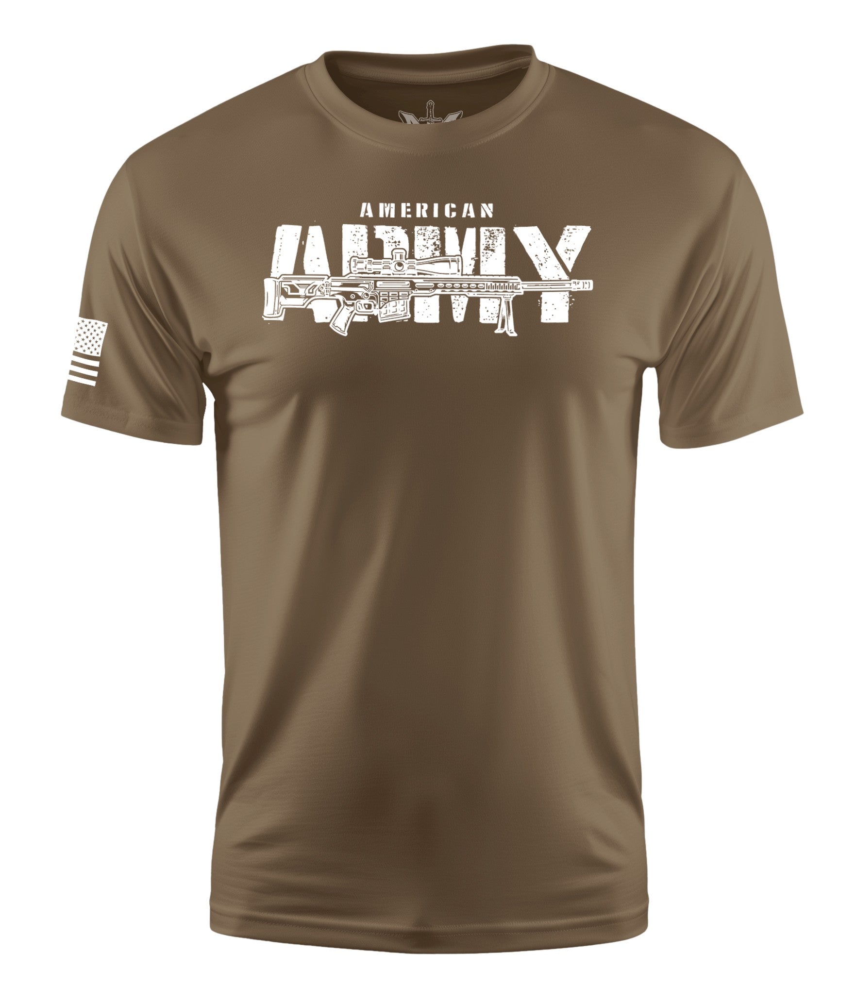 American Army Short Sleeve Shirt Apparel and Accessories Tan Cotton