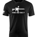 Come And Take It Short Sleeve Shirt Apparel and Accessories Black Cotton