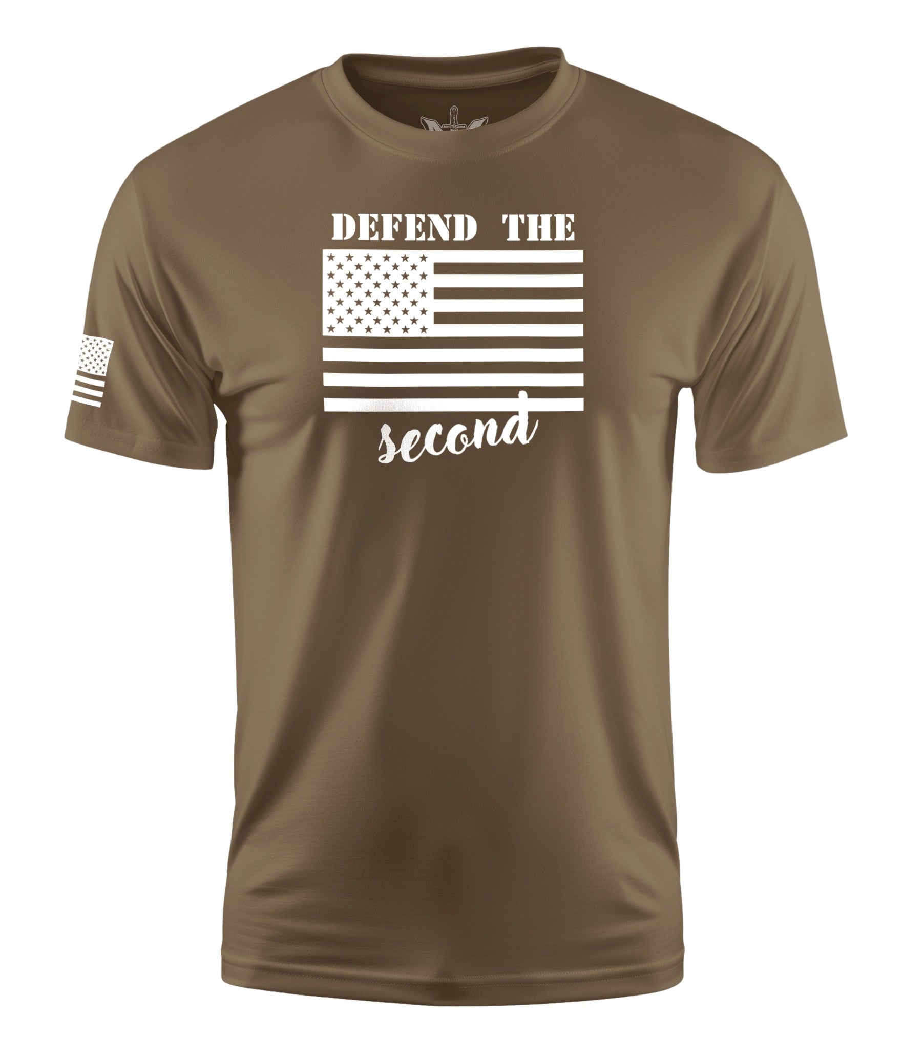 Defend The Second Short Sleeve Shirt Apparel and Accessories Tan Cotton