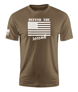 Defend The Second Short Sleeve Shirt Apparel and Accessories Tan Cotton