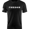 Freedom Short Sleeve Shirt Apparel and Accessories Black Cotton