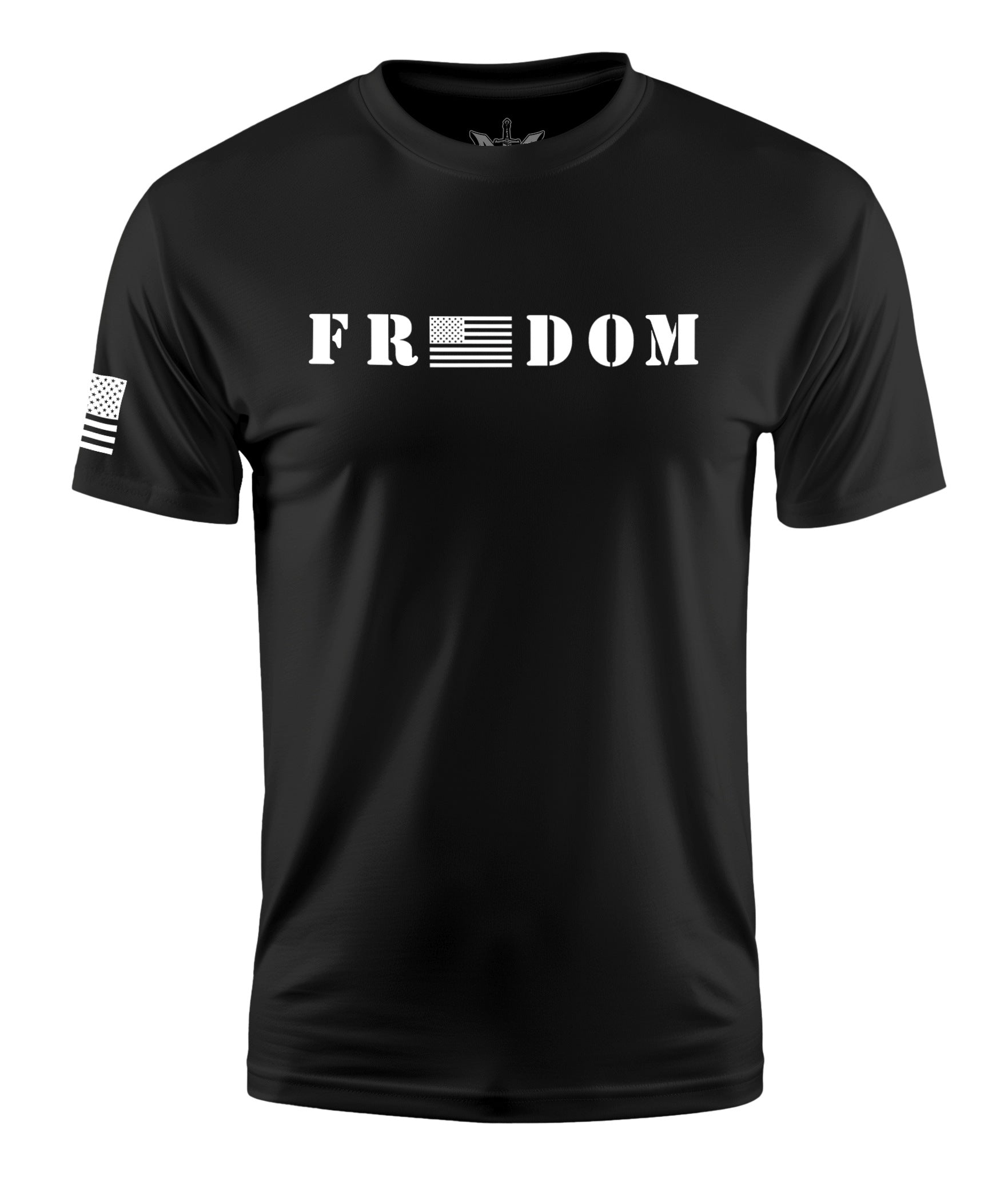 Freedom Short Sleeve Shirt Apparel and Accessories Black Cotton