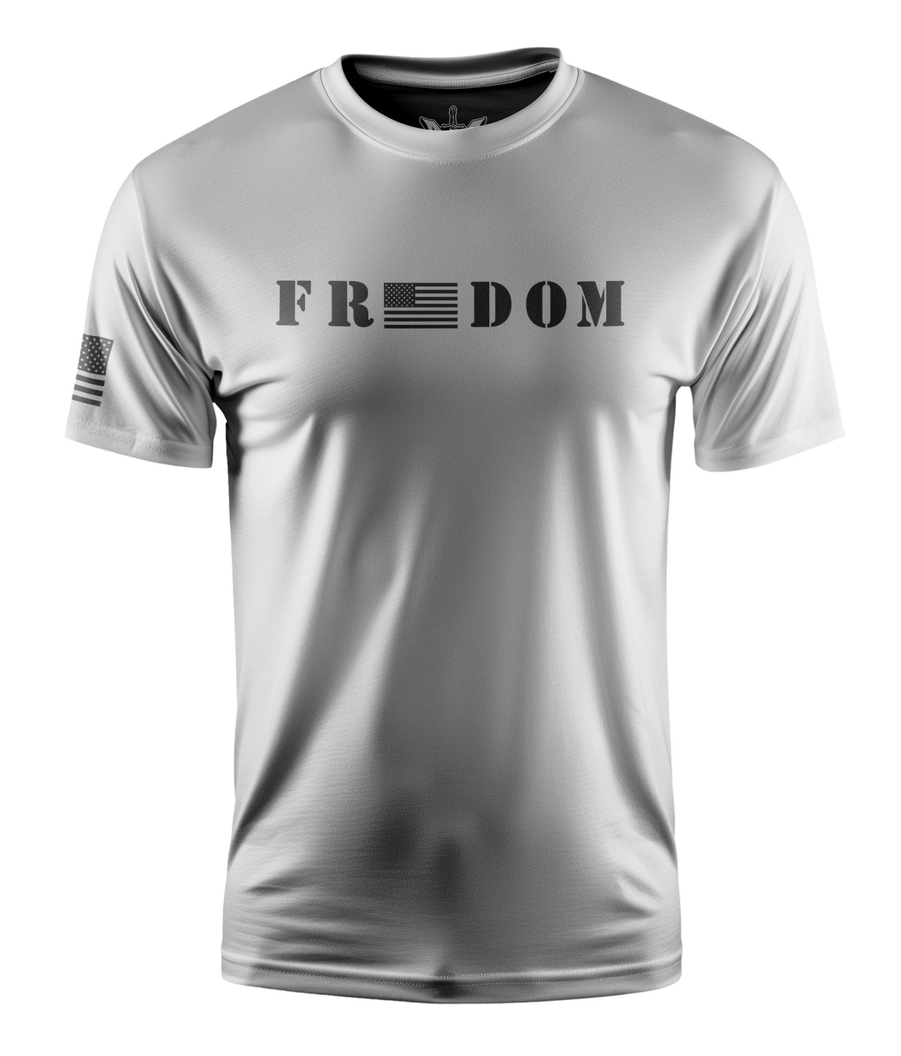 Freedom Short Sleeve Shirt Apparel and Accessories White Cotton