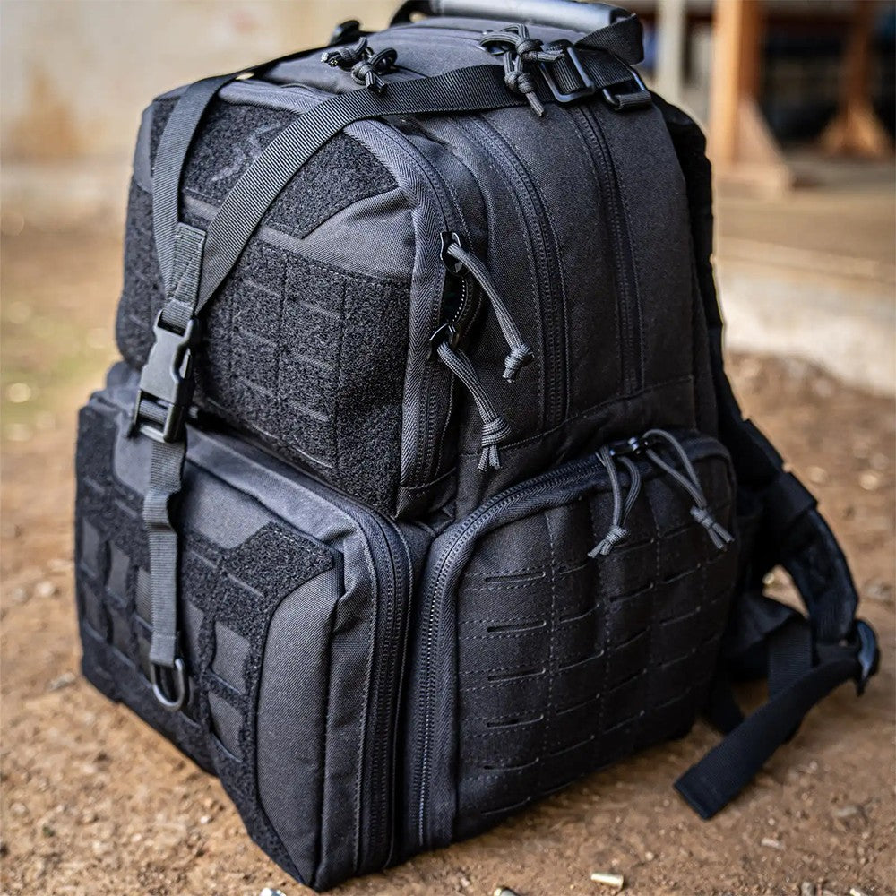 Waterproof Range Backpack Shooting & Range Accessories Black