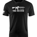 I Plead The Second Short Sleeve Shirt Apparel and Accessories Black Cotton