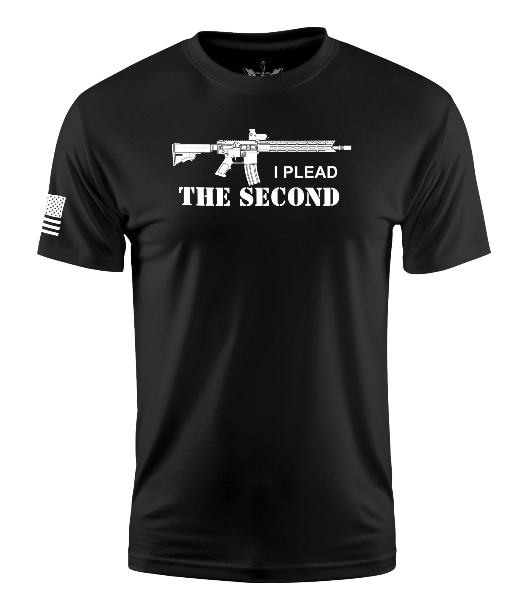 I Plead The Second Short Sleeve Shirt Apparel and Accessories Black Cotton