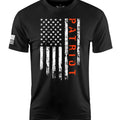 Patriot Flag Short Sleeve Shirt Apparel and Accessories Black Cotton