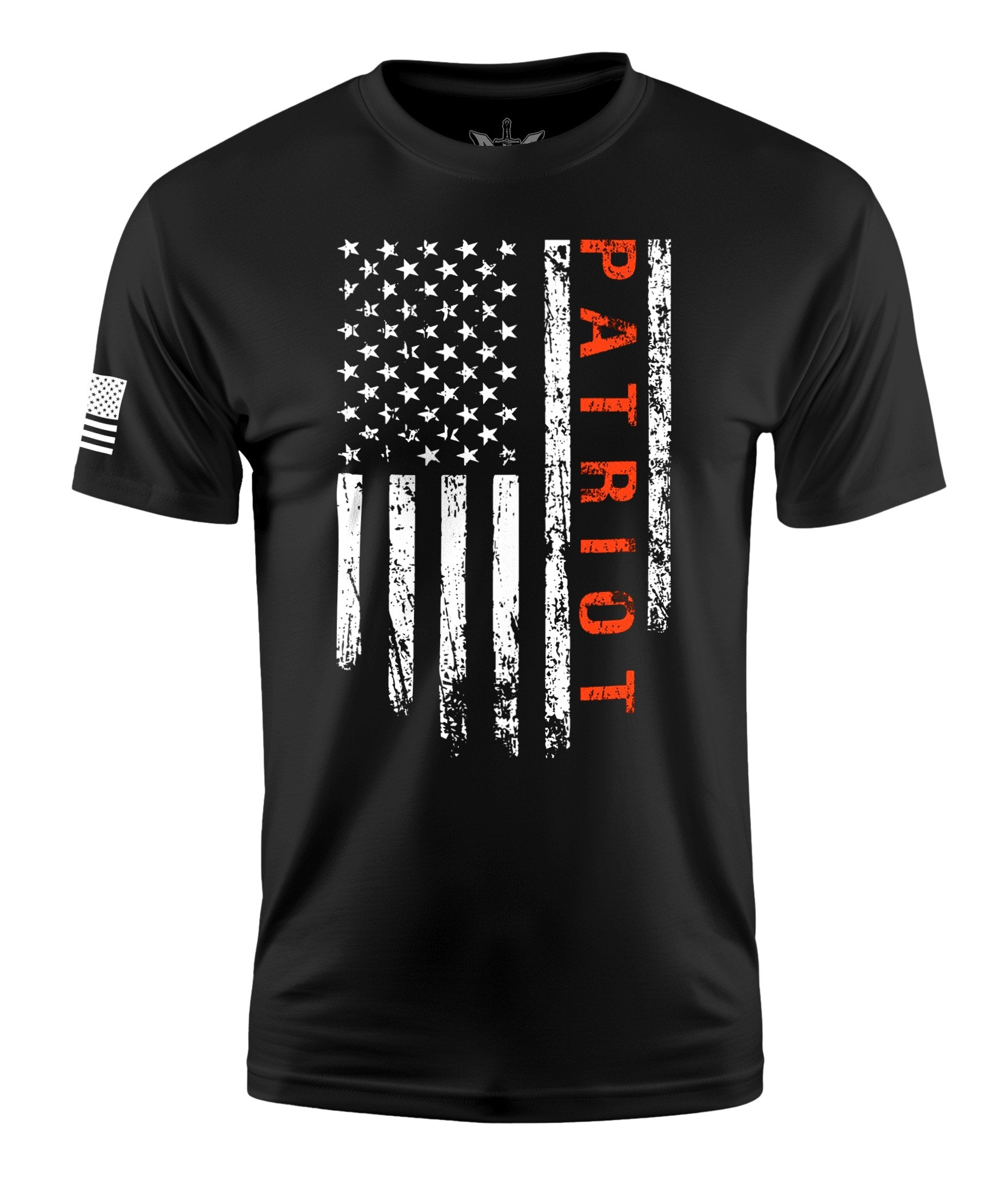 Patriot Flag Short Sleeve Shirt Apparel and Accessories Black Cotton