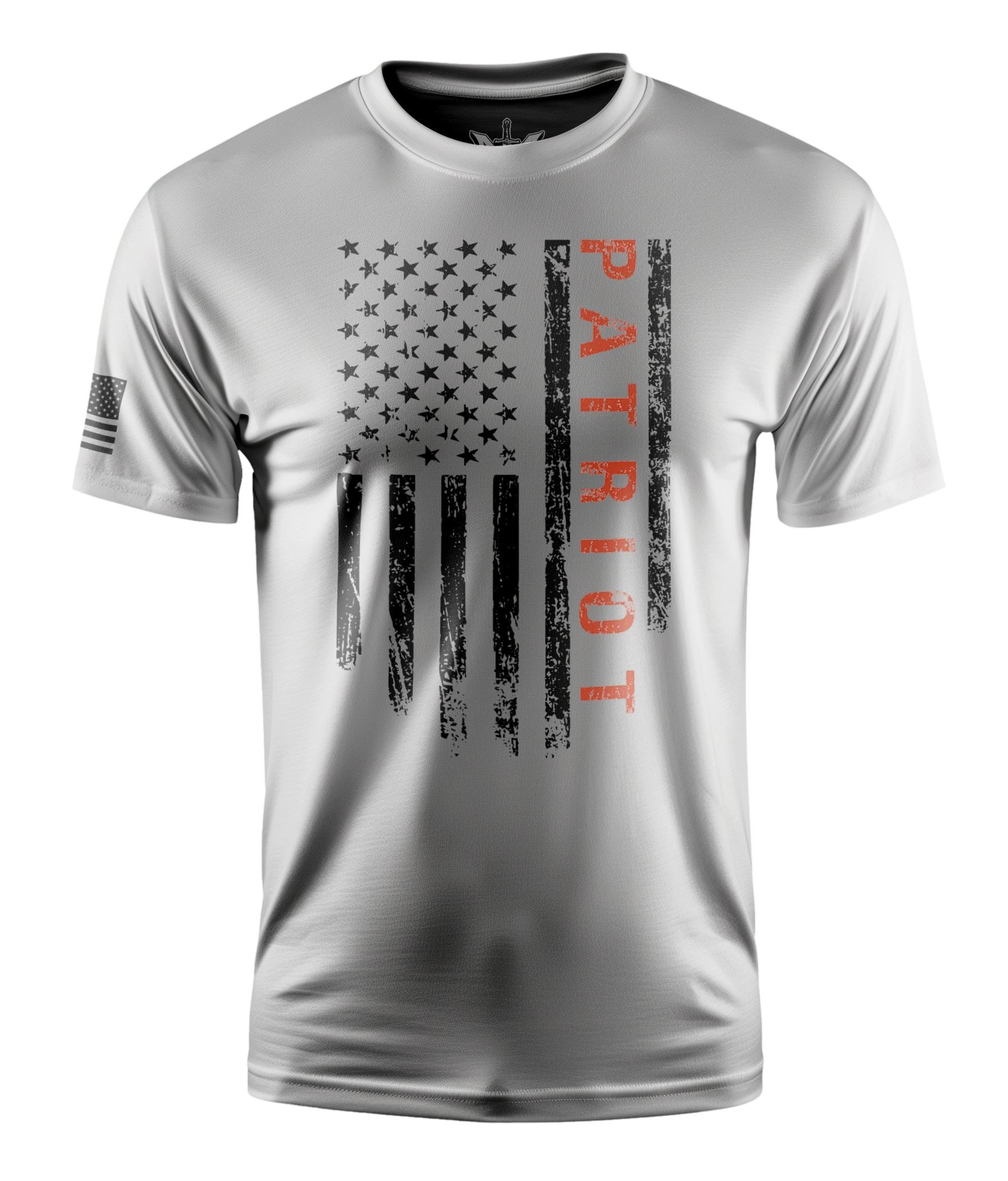 Patriot Flag Short Sleeve Shirt Apparel and Accessories White Cotton