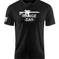 Range Day Short Sleeve Shirt Apparel and Accessories Black Cotton
