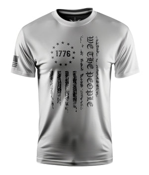 We The People Flag 1776 Betsy Short Sleeve Shirt Apparel and Accessories White Cotton